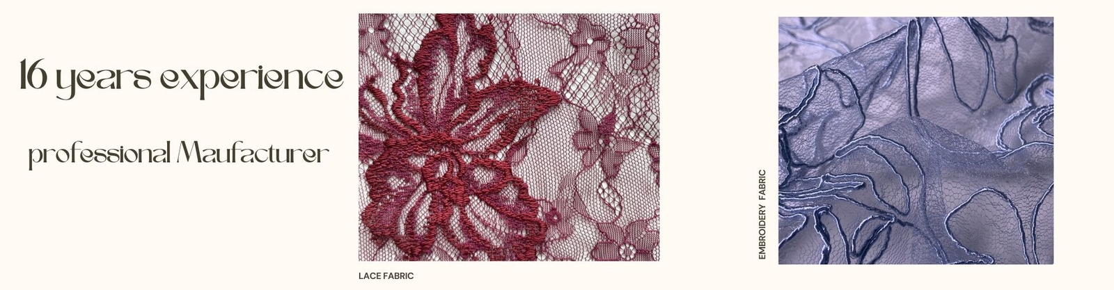 Tissu brodé de paillette