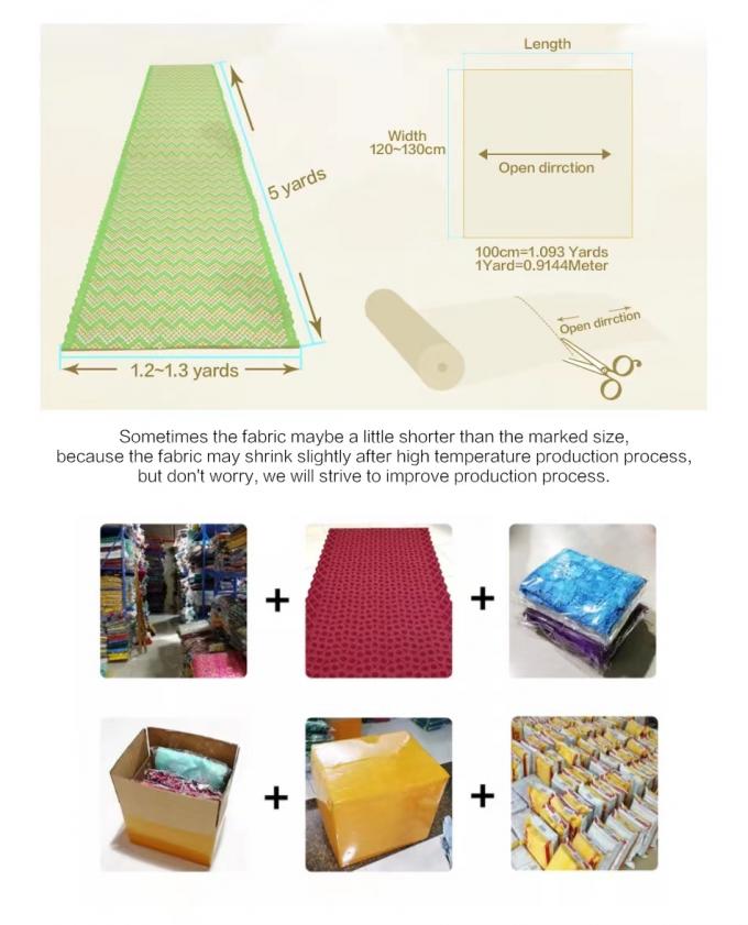 Tissu en dentelle cordée au crochet polyester coton pour robes de mariée 3