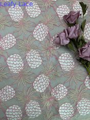 Largeur de l'usage 140cm des enfants de Tone Corded Lace Fabric For de l'ananas deux