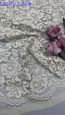 Vêtement de haute qualité Floral Matériau doré Tissu de dentelle cordée Pour les femmes Vêtement de 140 cm Largeur pour la mode