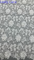 125cm Premium Eco-friendly Blanc moderne Lacet brodé Tissu Lacet chimique