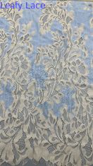 100% coton brodé tissu de dentelle respirant tissu de dentelle polyvalent et durable