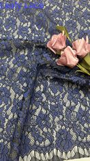 Des feuilles de brocart de dentelle de tissu de laine Mesh respirer dentelle de tissu élégant