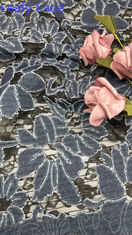 Embroidery Lace Tissu Mesh Floral élégant et respirant Tissu de dentelle brodé