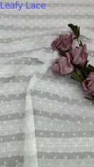 Tissu en dentelle plissée en treillis dentelle respirer pour les robes Tissu à feuilles de couture soirée d'occasion de luxe