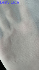 Tissu en tulle de haute qualité avec broderie personnalisée et motif de luxe feuillu