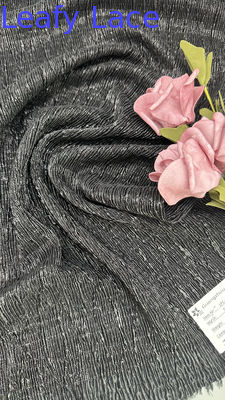 Tissu en dentelle métallique Cobra pour robes, couleur argent de luxe, robes de soirée