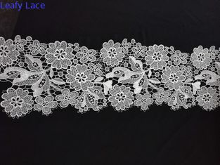 Équilibre 100% blanc de dentelle de polyester