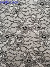 Tissu 100% français de dentelle de Chantilly de polyester
