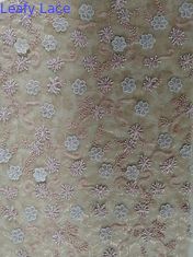 100 yards ont brodé le tissu de dentelle