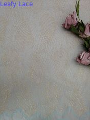Textile géométrique métallique de femmes de tissu de dentelle de broderie de partie