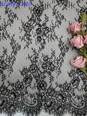 Tissu en nylon de dentelle de fleur de 100%