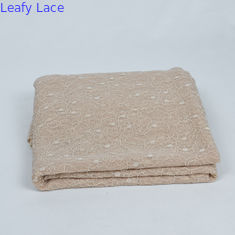 La broderie attachée florale de tissu de dentelle de lingerie de largeur de 58 pouces a tricoté