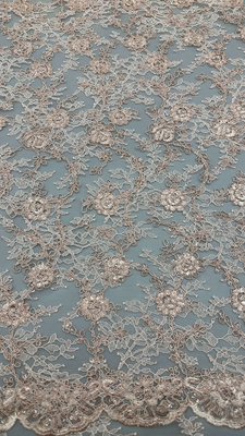 Leafy New Collection Embroidery Luxary Flower 100% knit Embroidery Fabric Lace Fabric Wedding Birthday Occasions Beautiful Dress