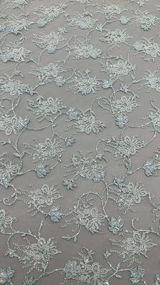 Sequin Durable And Elegant Embroidery Luxary Flower Sequin Embroidery Fabric Lace Fabric Wedding Birthday Occasions Beautiful Dress