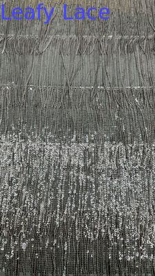 Fringe Sequin Fabric Elegant and Shinning For Girls And Handmade Accessories
