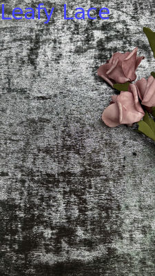 Metallic Lace Fabric for Gowns Luxury Intricate Embroidery Party Dresses