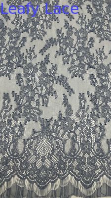 3D Embroidered Lace with Mesh Breathe High-End Couture Fabric for Formal and Gala Dresses