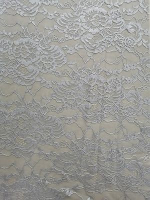 100% Nylon Soft 3D Floral Lace Fabric