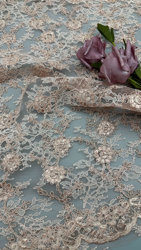 Leafy New Collection Embroidery Luxary Flower 100% knit Embroidery Fabric Lace Fabric Wedding Birthday Occasions Beautiful Dress