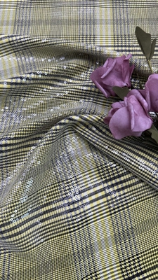 La paillette multi de couleur d'ODM a brodé le tissu Mesh For Evening Dress