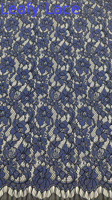 Des feuilles de brocart de dentelle de tissu de laine Mesh respirer dentelle de tissu élégant