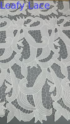 Tissu en dentelle creuse Tissu en maille de dentelle brodée Tissu en dentelle pour occasions Tissu de soirée