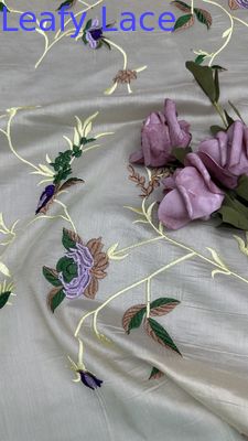 Tissus à l'étoffe en dentelle de style français, moelleux et respirants, tissus en maille de tulle pour l'artisanat