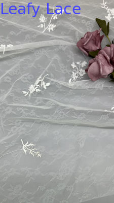 Tulle Mesh Tissue Sous-vêtement Lumineux Nouveau Collection Fleur Lacet Tissue Fête Occasion