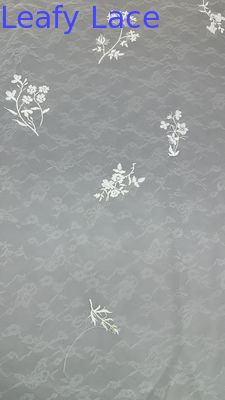 Tulle Mesh Tissue Sous-vêtement Lumineux Nouveau Collection Fleur Lacet Tissue Fête Occasion