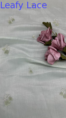Tulle Mesh Tissu dentelle Tissu séquence métallique Nouvelle collection pour les vêtements Robes et design de mode