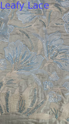 Tissu brodé de sequins de culture orientale pour soirée, événement d'entreprise, spectacle