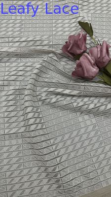 Tissu de dentelle brodé, motifs élégants et respirants, pour les fêtes, robes, vêtements