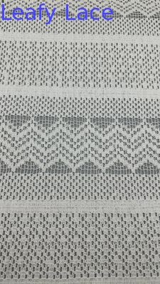 Dentelle blanche à effet vague et rayures de luxe 100% coton pour robes de soirée et de mariage pour femmes