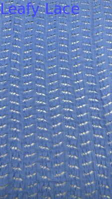 Effet ajouré en résille bleu dentelle de haute qualité pour robes de soirée artistiques de mariage et vêtements