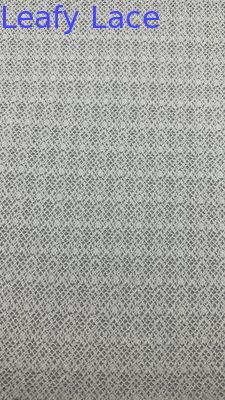 100% coton à carreaux Tissu en dentelle creuse pour un mariage artistique élégant et romantique