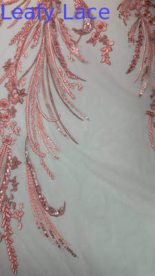 Broderie Tissu dentelle nouvelle collection Grond élégant Respire élégant pour les robes de fête