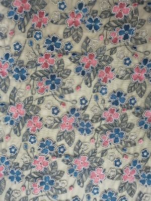 Coloré lacez 80 yards de marine de rose de polyester de tissu de Lurex