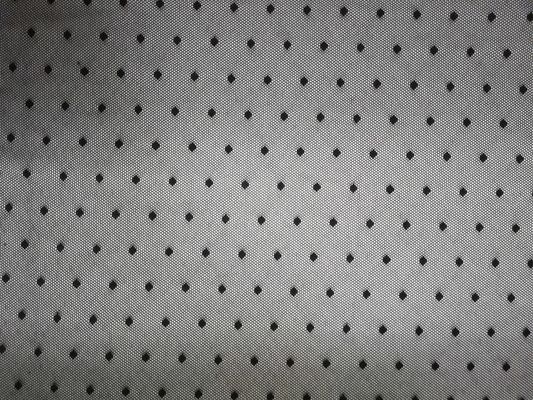 Tissu noir de dentelle de Dot Elastic Mesh Soft Stretch de polka