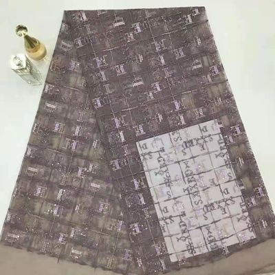 La paillette de Geo a brodé la dentelle de tissu pour les textiles à la maison