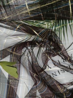 Le contrôleur Tulle de 145CM Digital déjouent la dentelle imprimée de tissu d'enfant de tissu