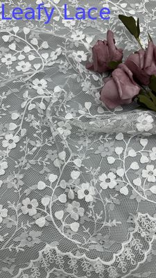 Tissu brodé en paillettes élégant Lusiate respirer Tissu brodé en dentelle Brillant Tissu d'occasion de luxe
