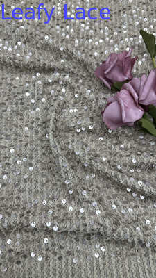 100% de tissu de lingerie de dentelle brodée personnalisée nouvelle collection pour les robes de fête