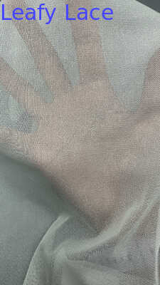 Tissus en maille de tulle pour la robe Pour les robes de mariée Fabricant sur mesure Robes à feuilles