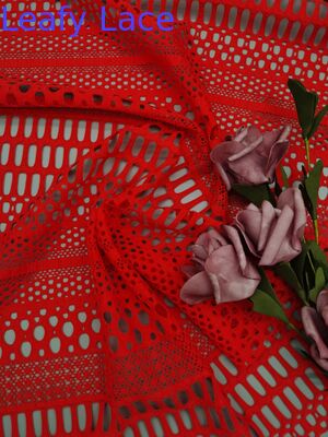 Fabricant de tissus traditionnels en dentelle à rayures personnalisés en dentelle florale pour robes de mariée et de mode