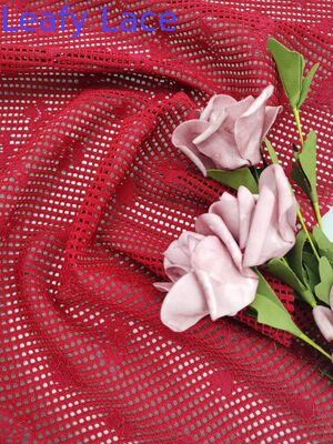 Tissu de dentelle de broderie de luxe pour les robes de créateurs Tissu de dentelle brodé haut de gamme pour les marques de mode